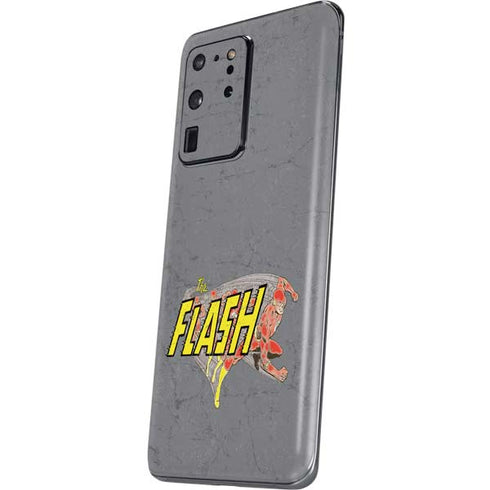 DC Comics The Flash Vintage Action Running Pose Galaxy S20 Ultra 5G Skin